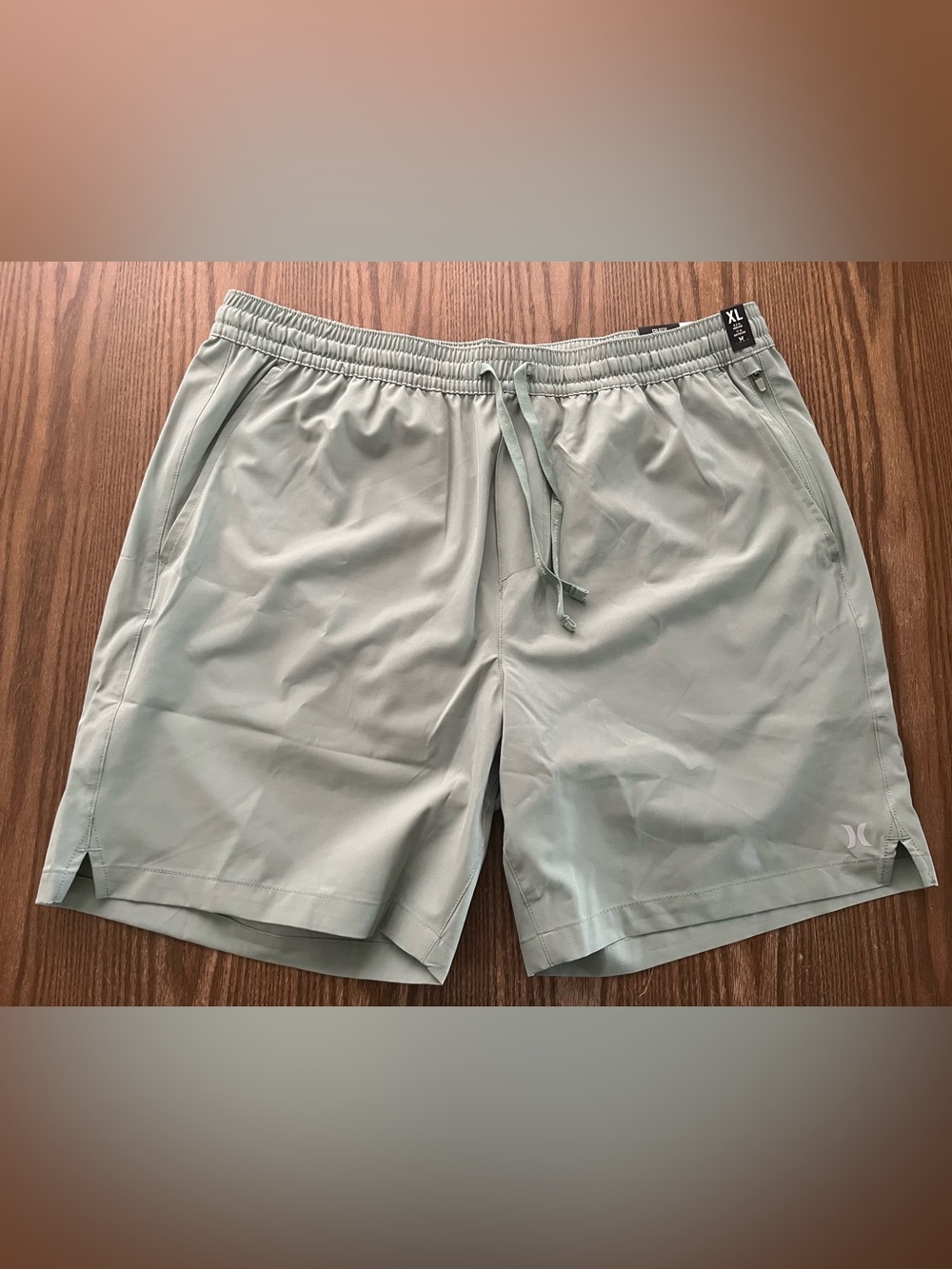 Hurley Men's Sage Green Athletic Shorts